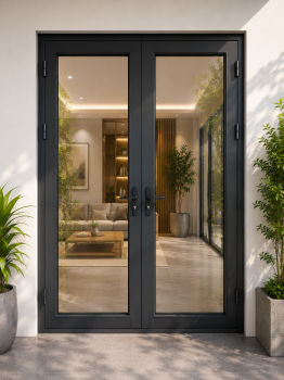 Cửa đi nhôm Xingfa mở quay 2 cánh