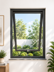 The window opens one wing