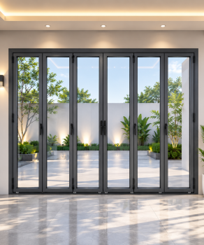 Cửa xếp trượt 6 cánh xinhfa