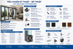 Tiêu chuẩn kỹ thuật mỹ thuật của sản phẩm cửa nhôm kính