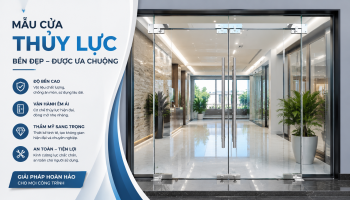 Mẫu cửa thủy lực bền đẹp được ưa chuộng