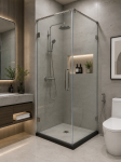 Cabin phòng tắm 90 độ 2 tấm kính