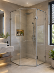Cabin Tắm 135 độ 3 tấm kính