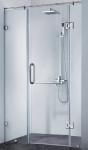 Cabin Tắm 180 độ 3 Tấm Kính thẳng hàng