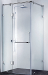 Cabin Tắm 180 độ 3 Tấm Kính xếp hình chữ L